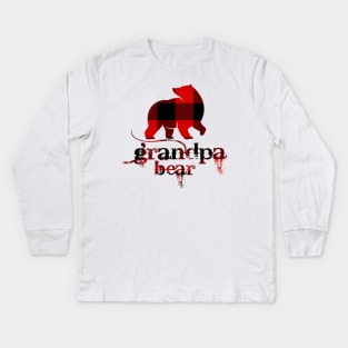 Grandpa bear Kids Long Sleeve T-Shirt